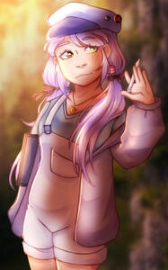 character belongs to @Lavenbuu on twt and on insta